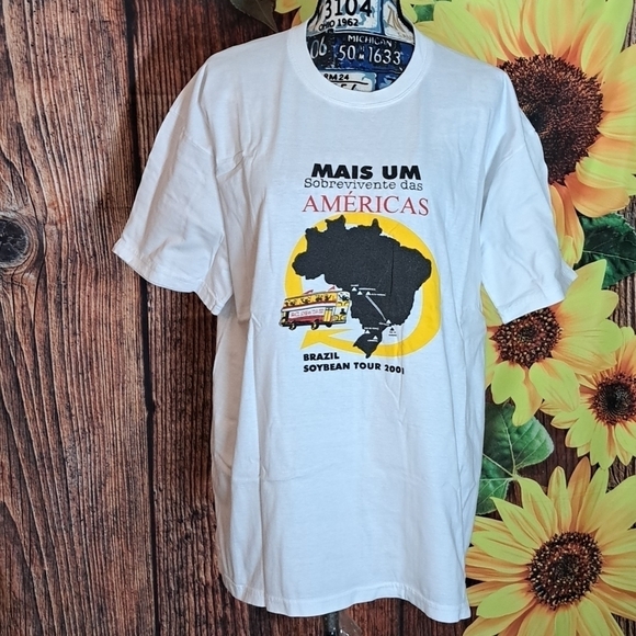 Other - Brazil Soybean Tour 2001 white t-shirt